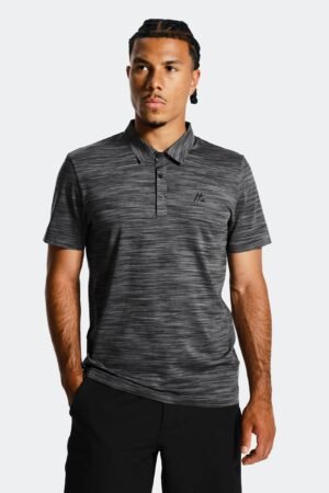 Golf Trail Polo - Black/Grey