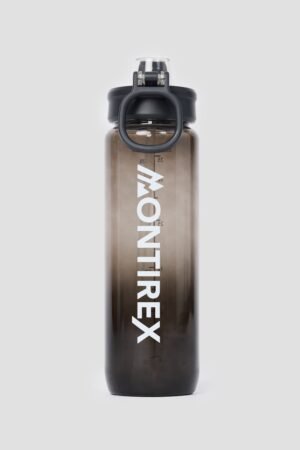 Plastic Push Bottle - Black