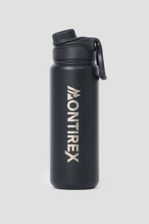 Large Mono Steel Metal Bottle - Black
